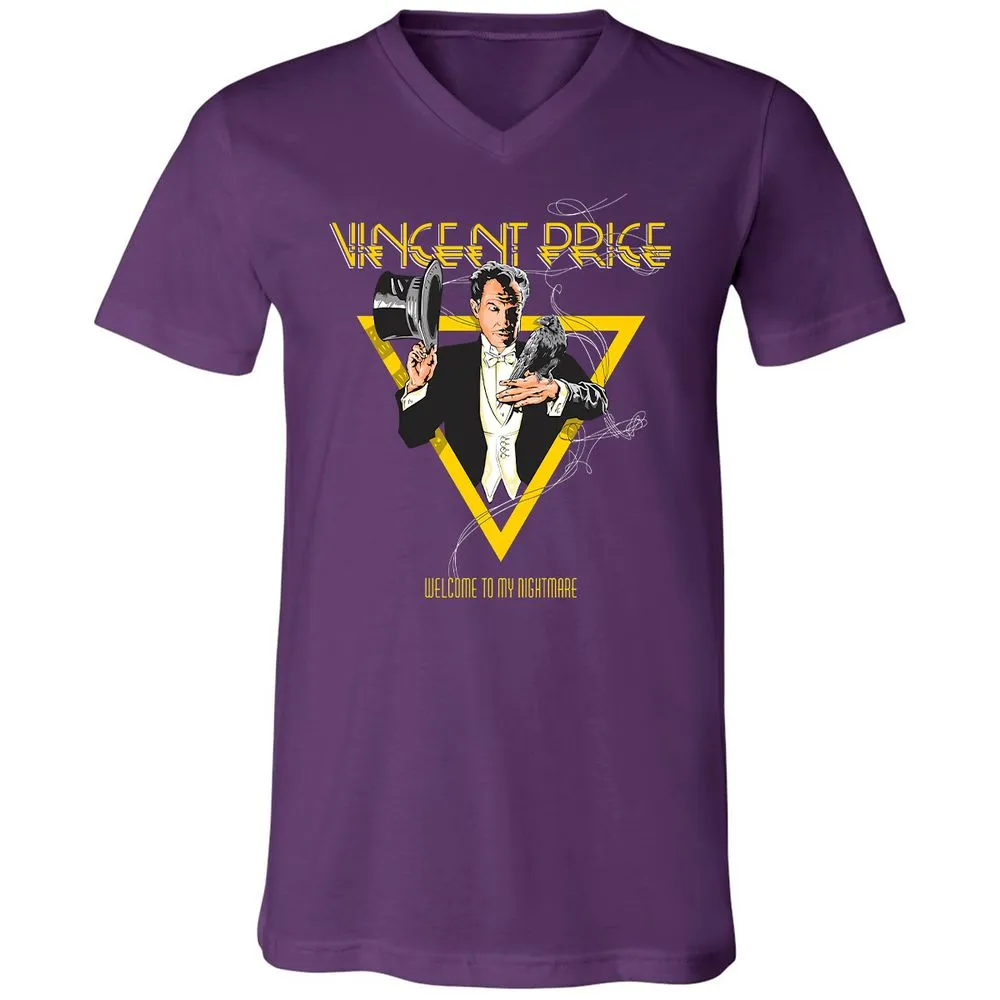 Unisex V-Neck T-Shirt - K8RSXQXG - Team Purple - 9
