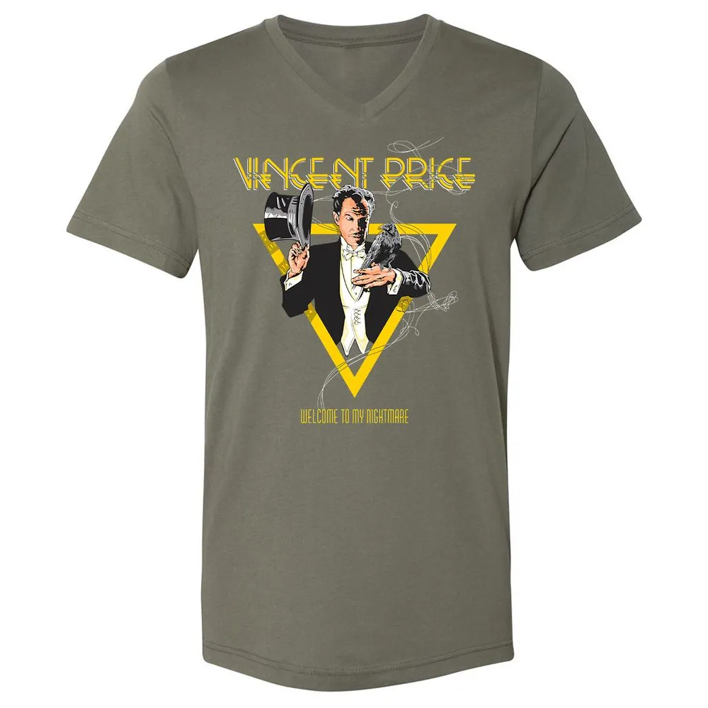Unisex V-Neck T-Shirt - K8RSXQXG - Military Green - 10