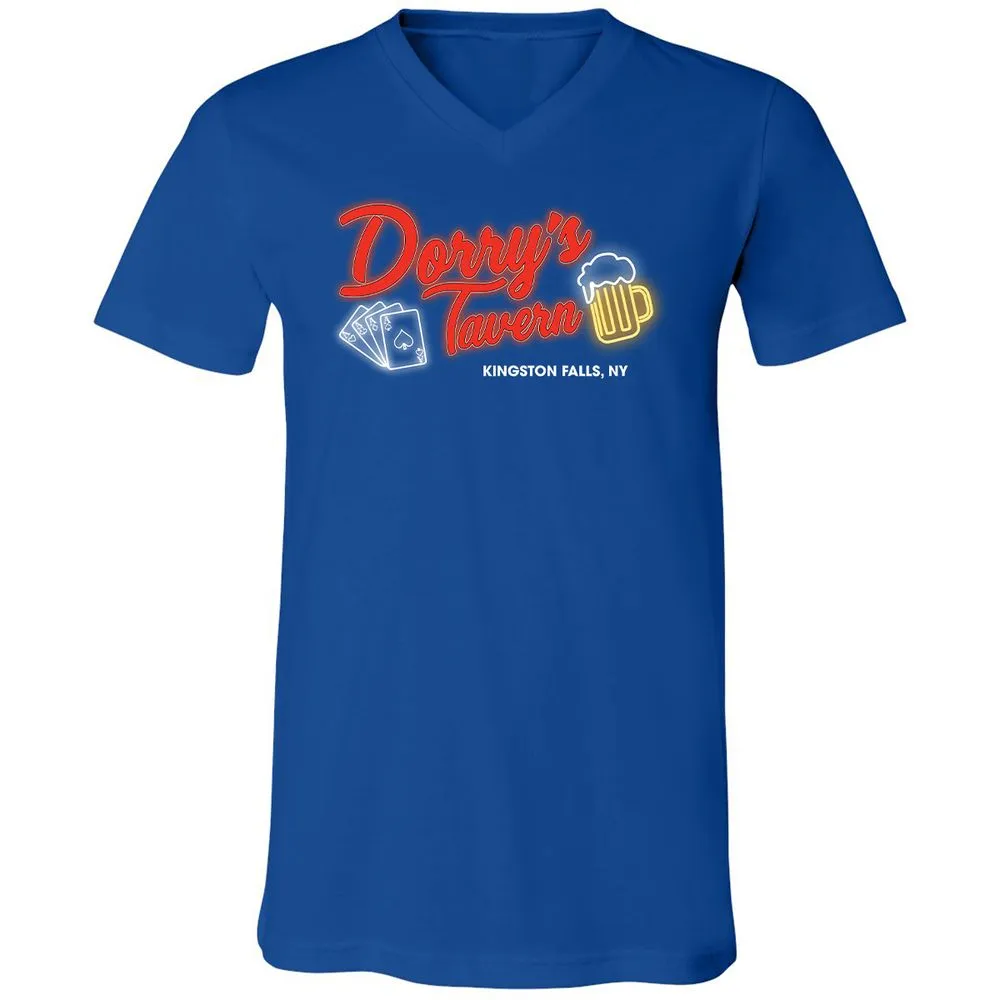 Unisex V-Neck T-Shirt - PC9P1QZC - True Royal - 4