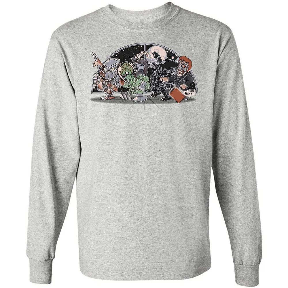 Long Sleeve T-Shirt - AT3YRKNA - Ash - 5
