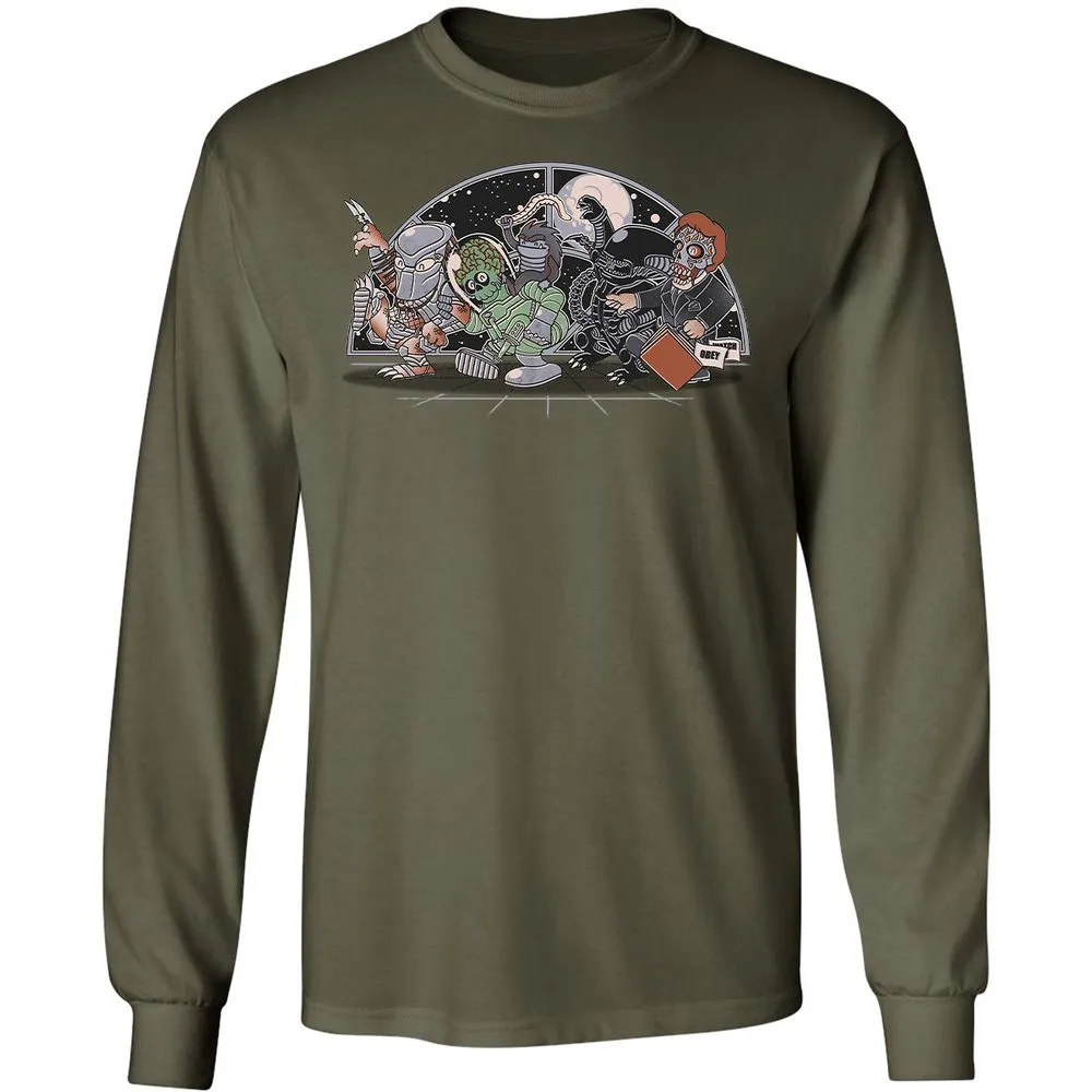 Long Sleeve T-Shirt - AT3YRKNA - Military Green - 7