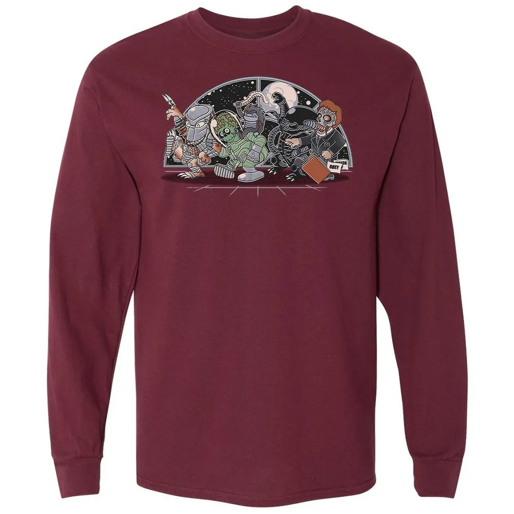 Long Sleeve T-Shirt - AT3YRKNA - Maroon - 11
