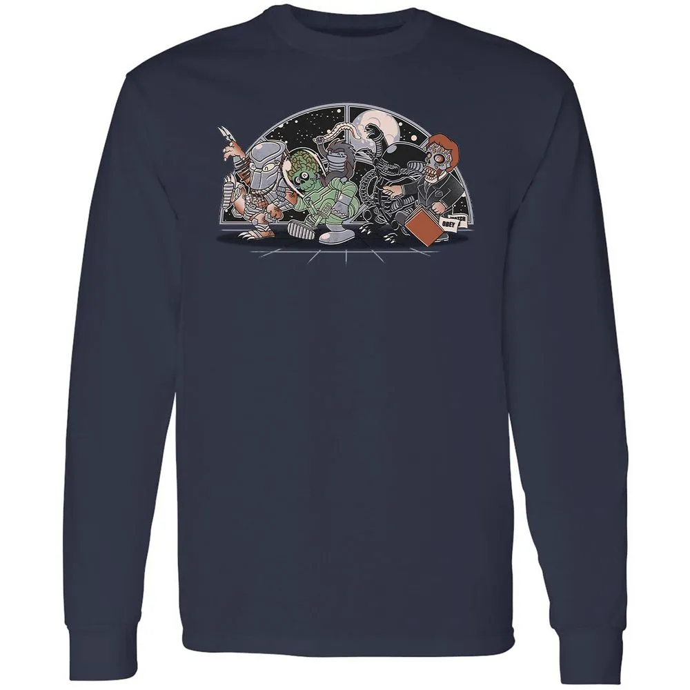 Long Sleeve T-Shirt - AT3YRKNA - Navy - 12