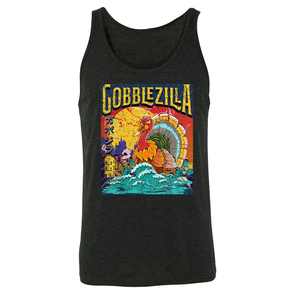 Unisex Jersey Tank - 7CRASATU - Charcoal Black Triblend - 5