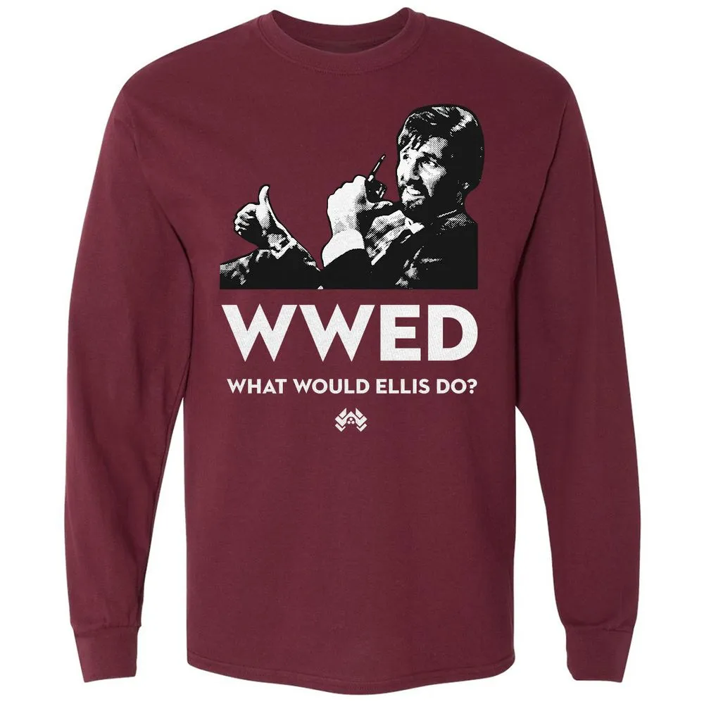 Long Sleeve T-Shirt - 3ULS6J2Z - Maroon - 11