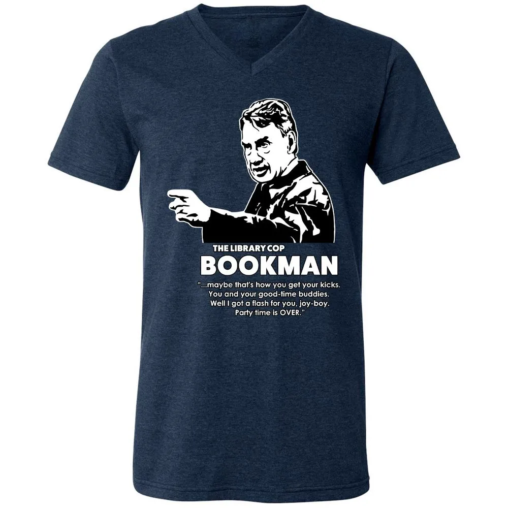 Unisex V-Neck T-Shirt - CZ53CECR - Heather Navy - 15