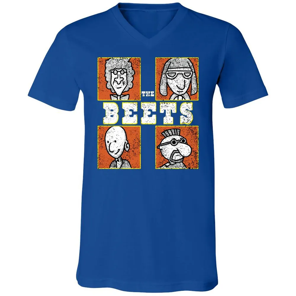 Unisex V-Neck T-Shirt - DE939491 - True Royal - 4
