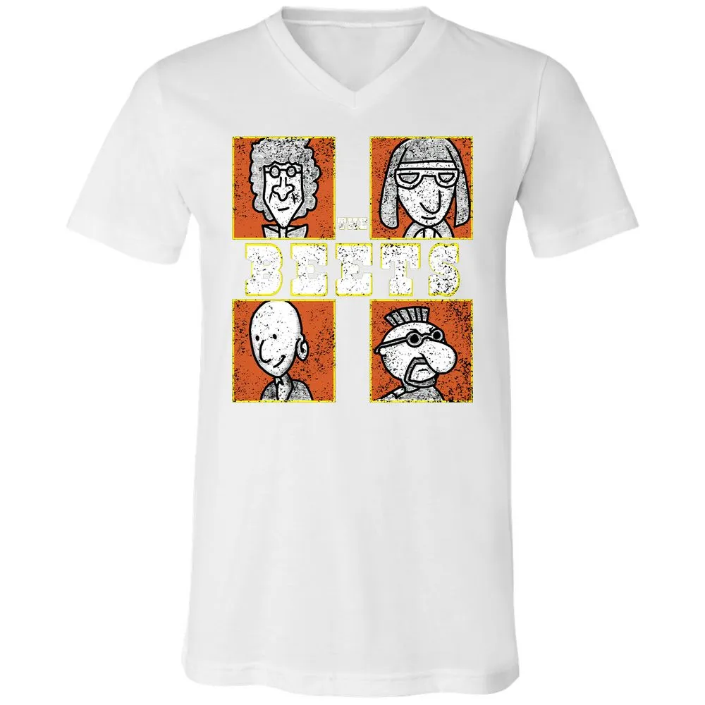 Unisex V-Neck T-Shirt - DE939491 - White - 5