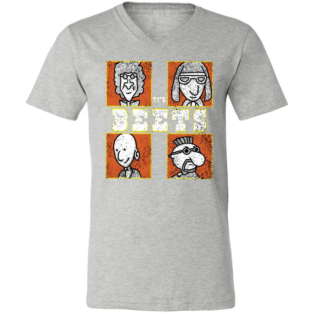 Unisex V-Neck T-Shirt - DE939491 - Athletic Heather - 7