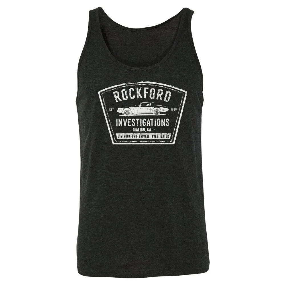 Unisex Jersey Tank - D8L2XZ5T - Charcoal Black Triblend - 5
