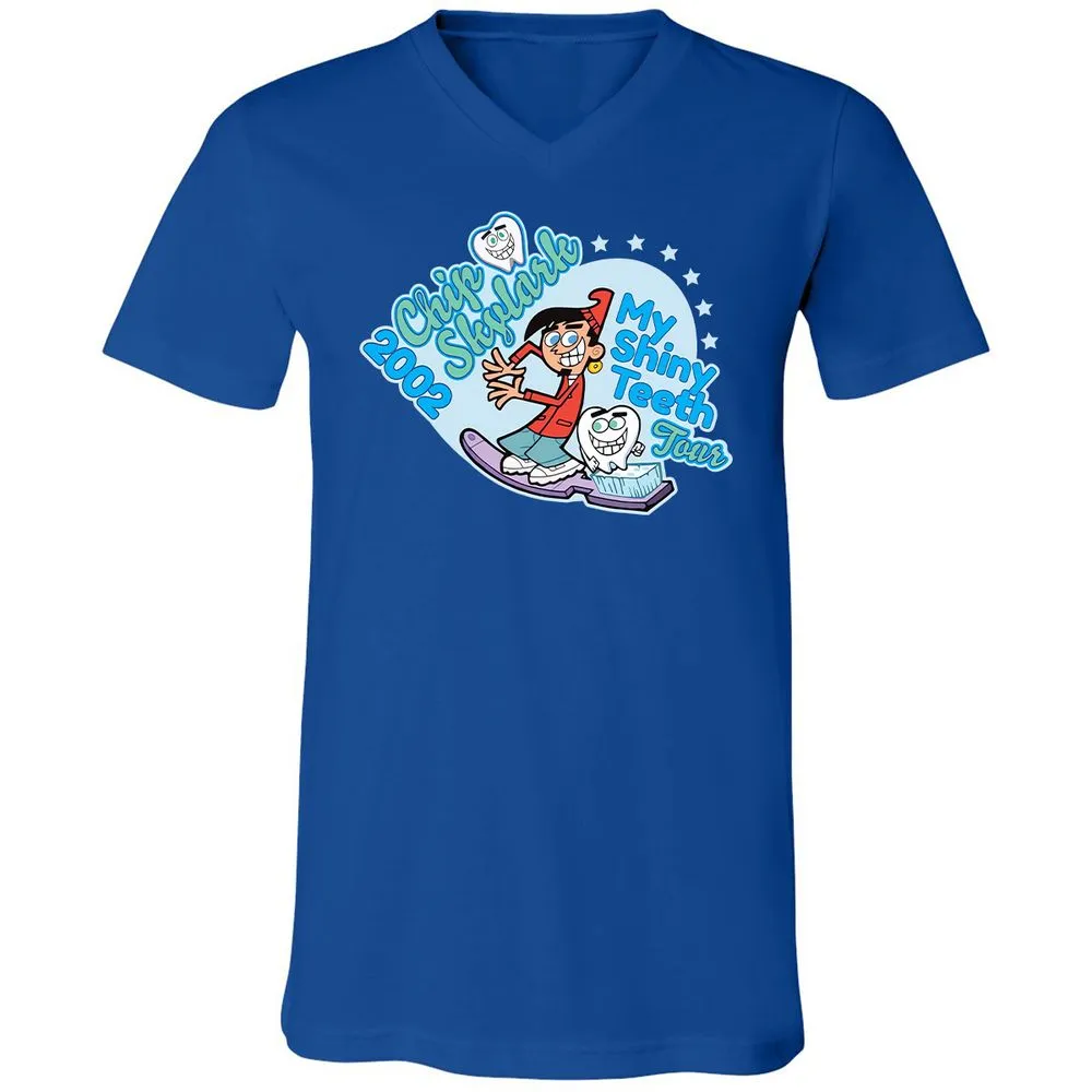 Unisex V-Neck T-Shirt - 5S9KFKLK - True Royal - 4