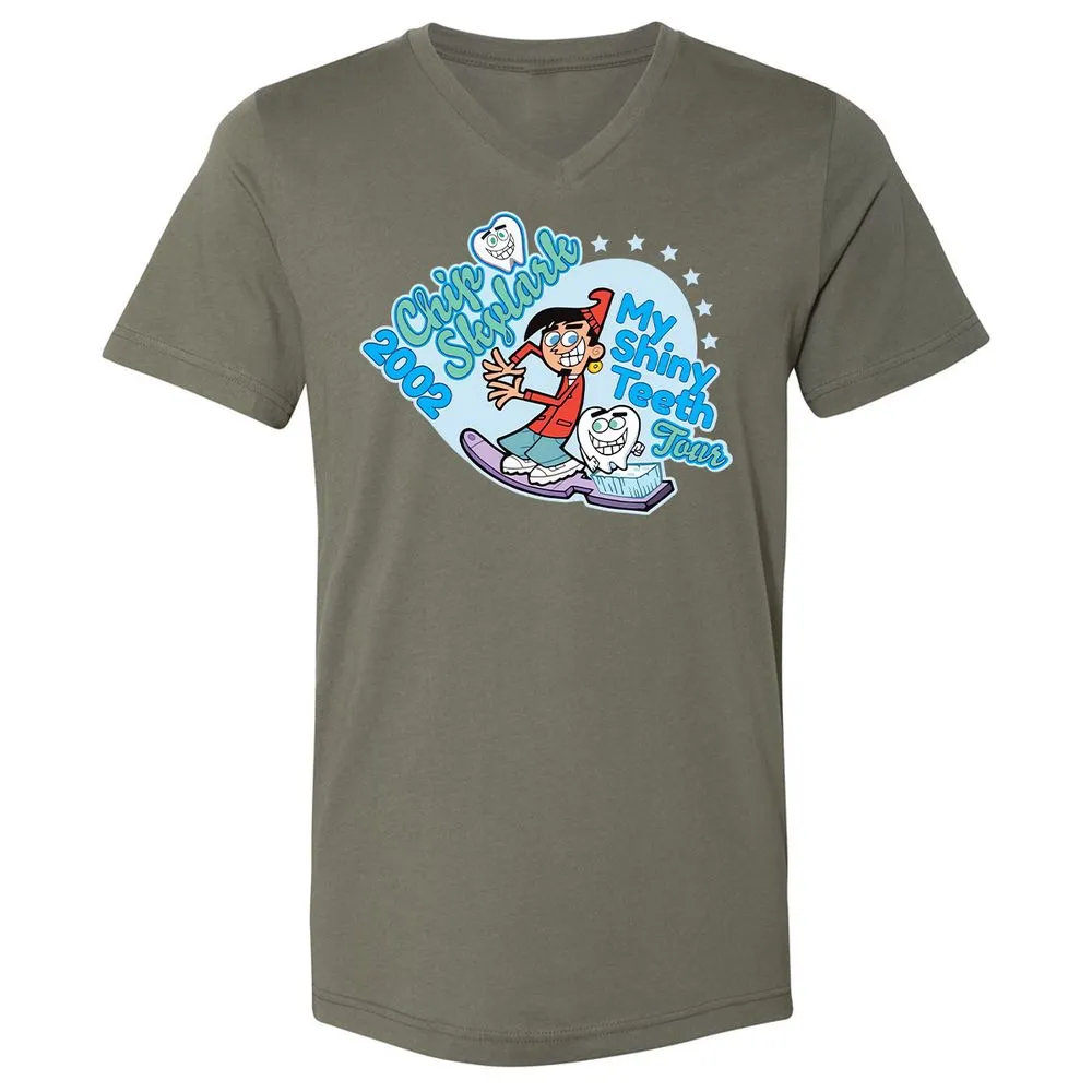 Unisex V-Neck T-Shirt - 5S9KFKLK - Military Green - 10