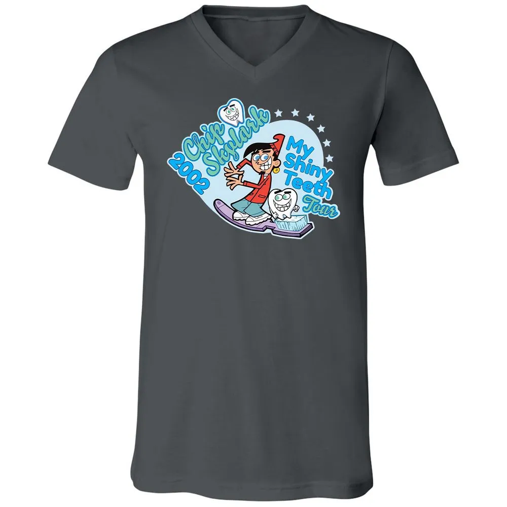 Unisex V-Neck T-Shirt - 5S9KFKLK - Asphalt - 12