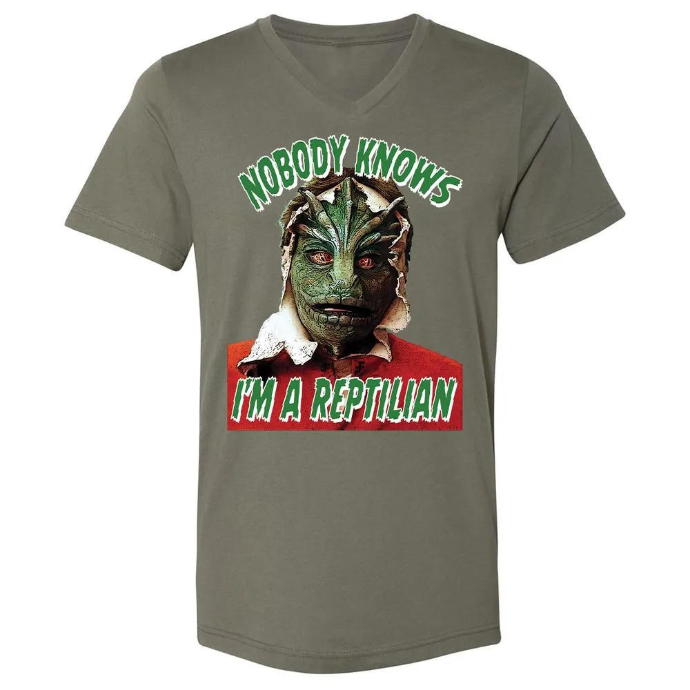 Unisex V-Neck T-Shirt - 3BEGK8AX - Military Green - 10