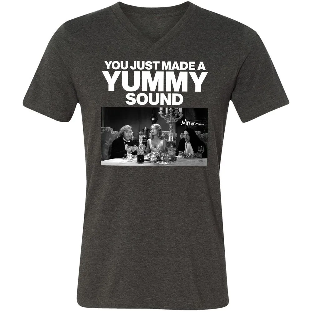 Unisex V-Neck T-Shirt - KBRFFSBV - Dark Grey Heather - 8