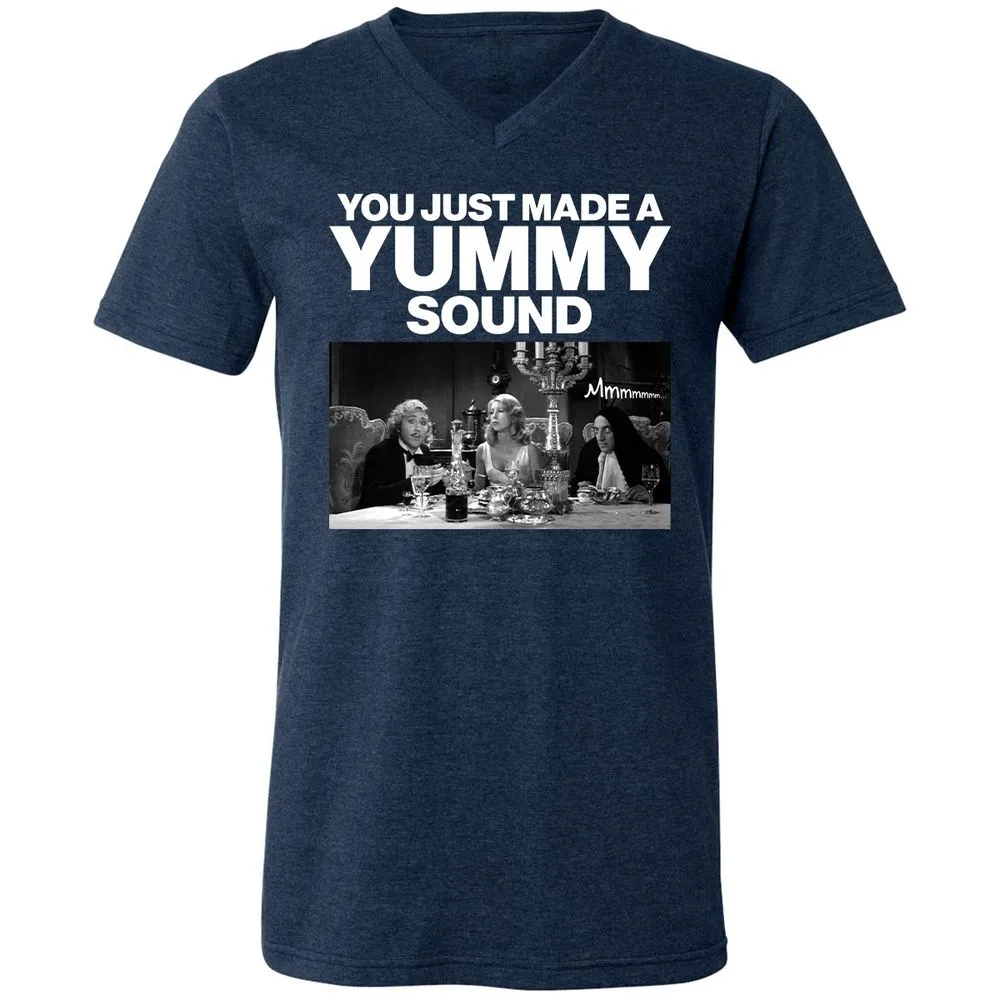 Unisex V-Neck T-Shirt - KBRFFSBV - Heather Navy - 15