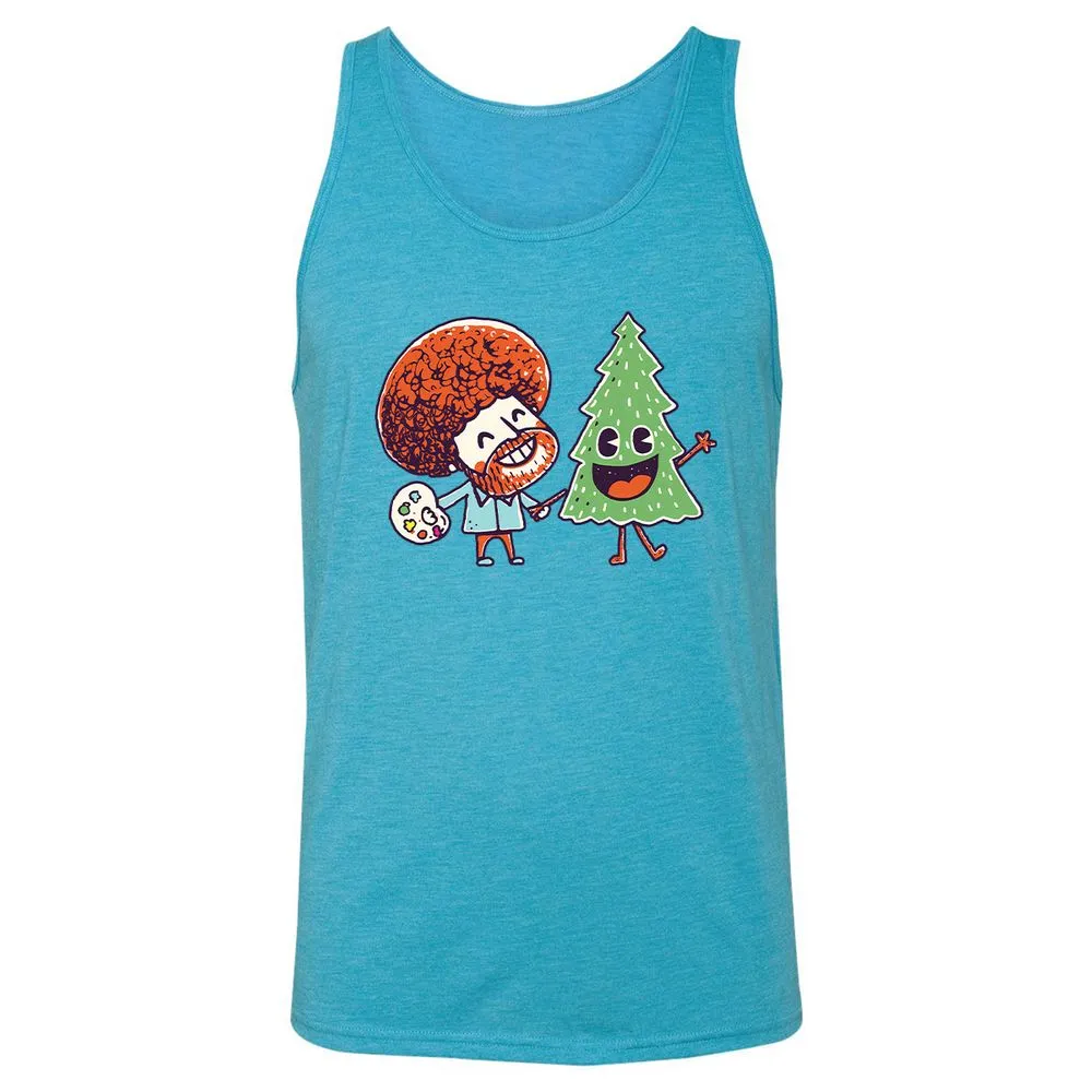 Unisex Jersey Tank - 64H51AMA - Aqua Triblend - 3