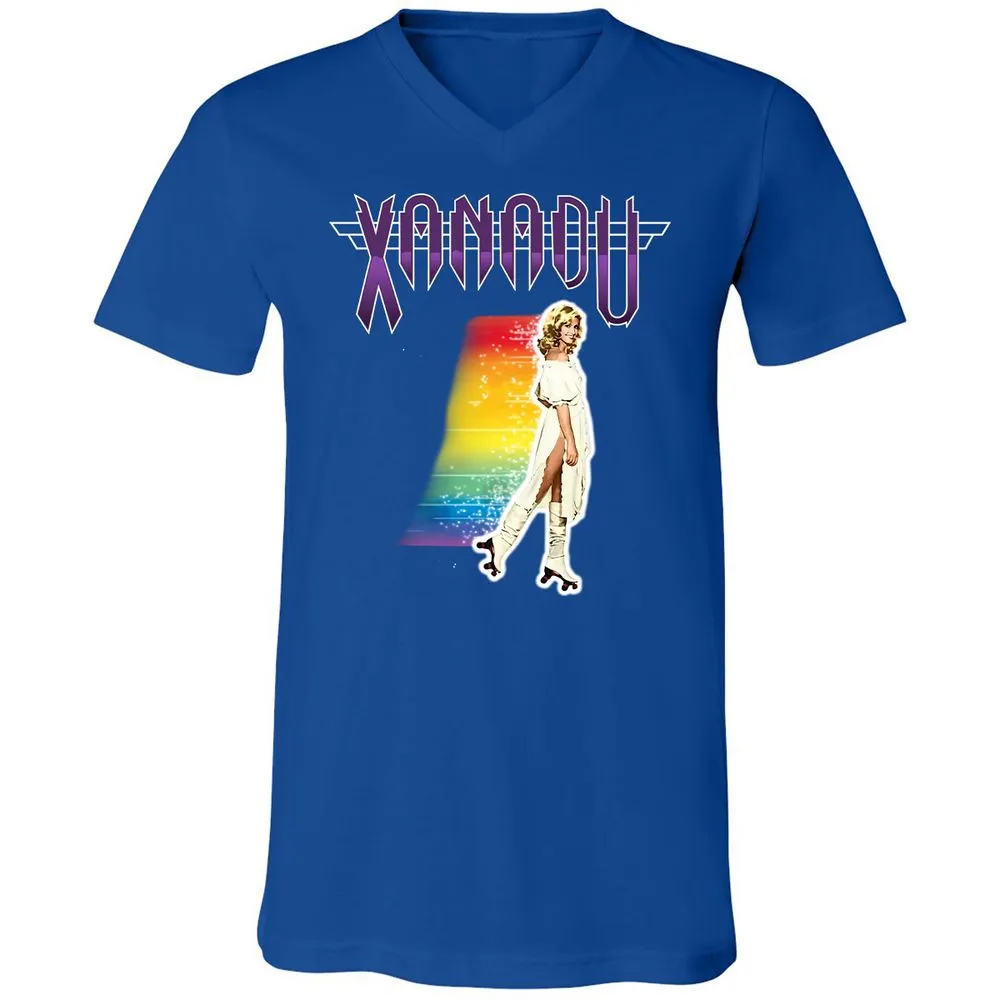 Unisex V-Neck T-Shirt - 5UT8SRQH - True Royal - 4