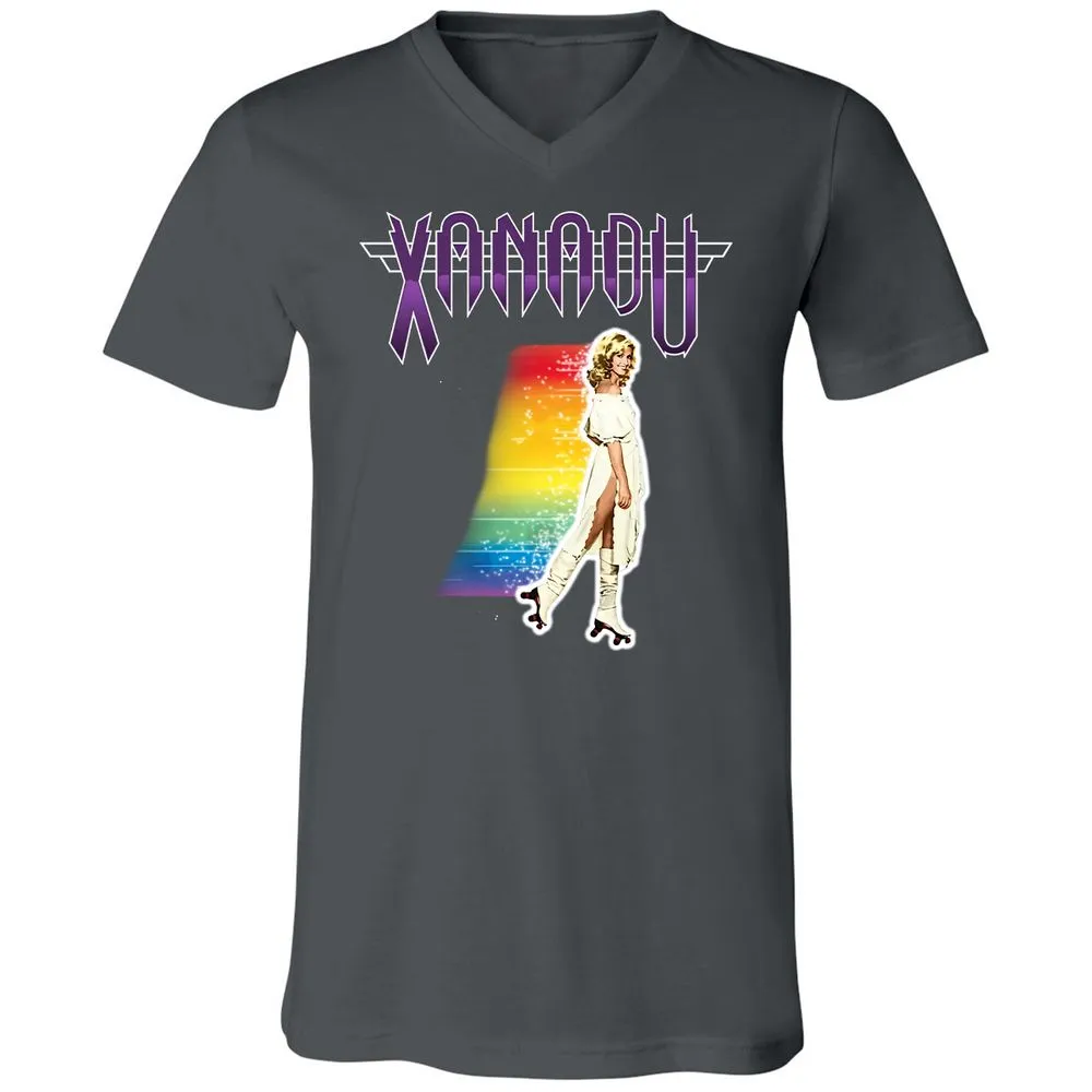 Unisex V-Neck T-Shirt - 5UT8SRQH - Asphalt - 12