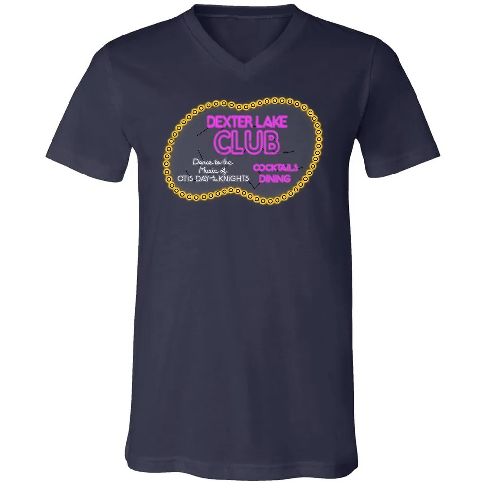 Unisex V-Neck T-Shirt - 7A43X13W - Navy - 2