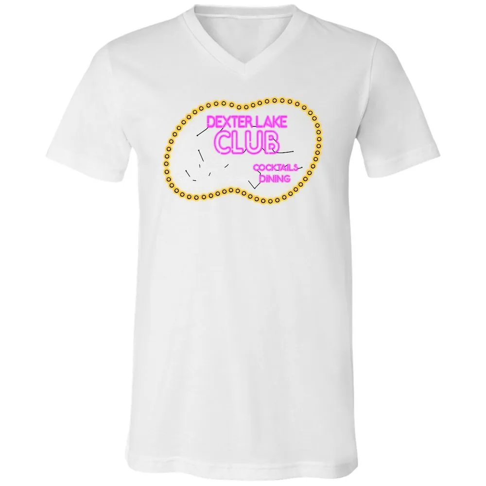 Unisex V-Neck T-Shirt - 7A43X13W - White - 5
