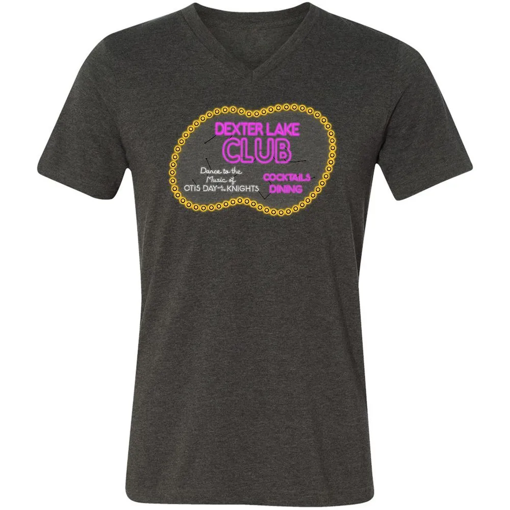Unisex V-Neck T-Shirt - 7A43X13W - Dark Grey Heather - 8