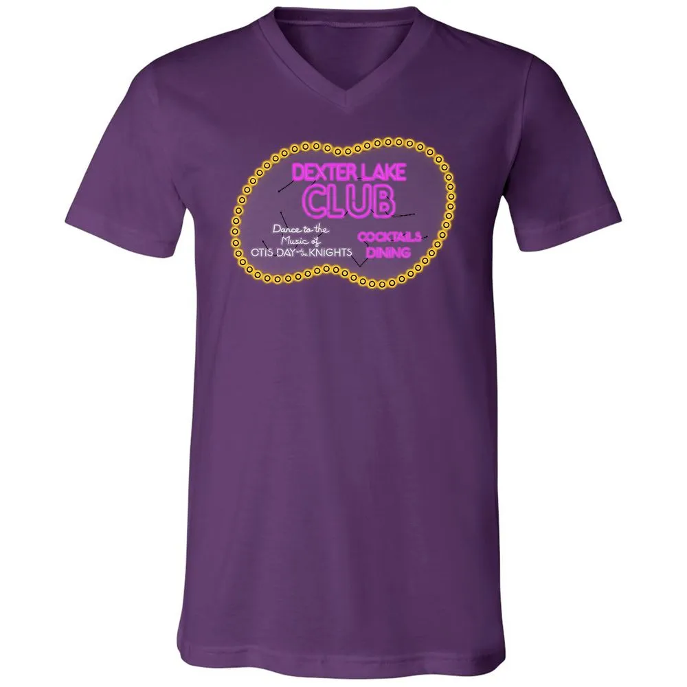 Unisex V-Neck T-Shirt - 7A43X13W - Team Purple - 9