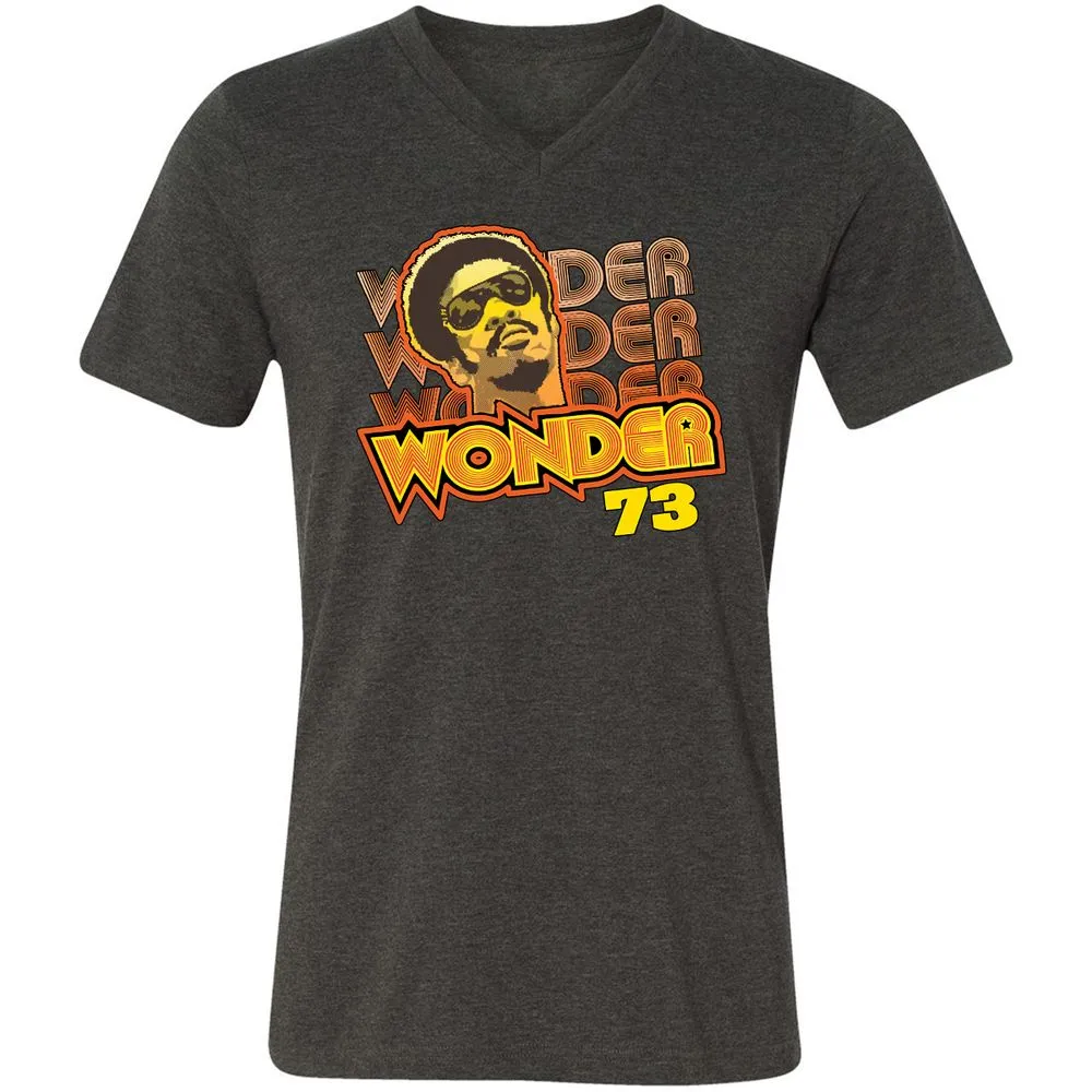 Unisex V-Neck T-Shirt - 9AJ3TCNM - Dark Grey Heather - 8