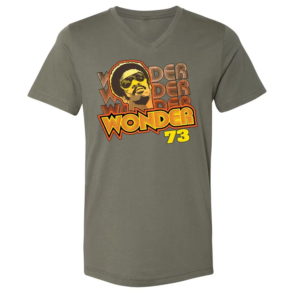 Unisex V-Neck T-Shirt - 9AJ3TCNM - Military Green - 10