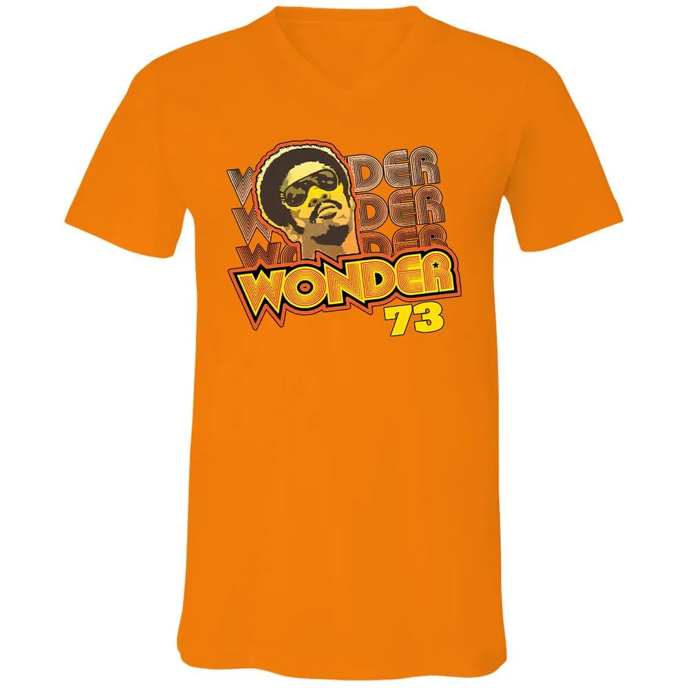 Unisex V-Neck T-Shirt - 9AJ3TCNM - Orange - 11