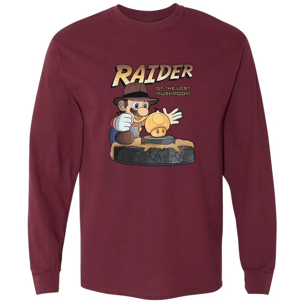 Long Sleeve T-Shirt - FHFLVNQN - Maroon - 11