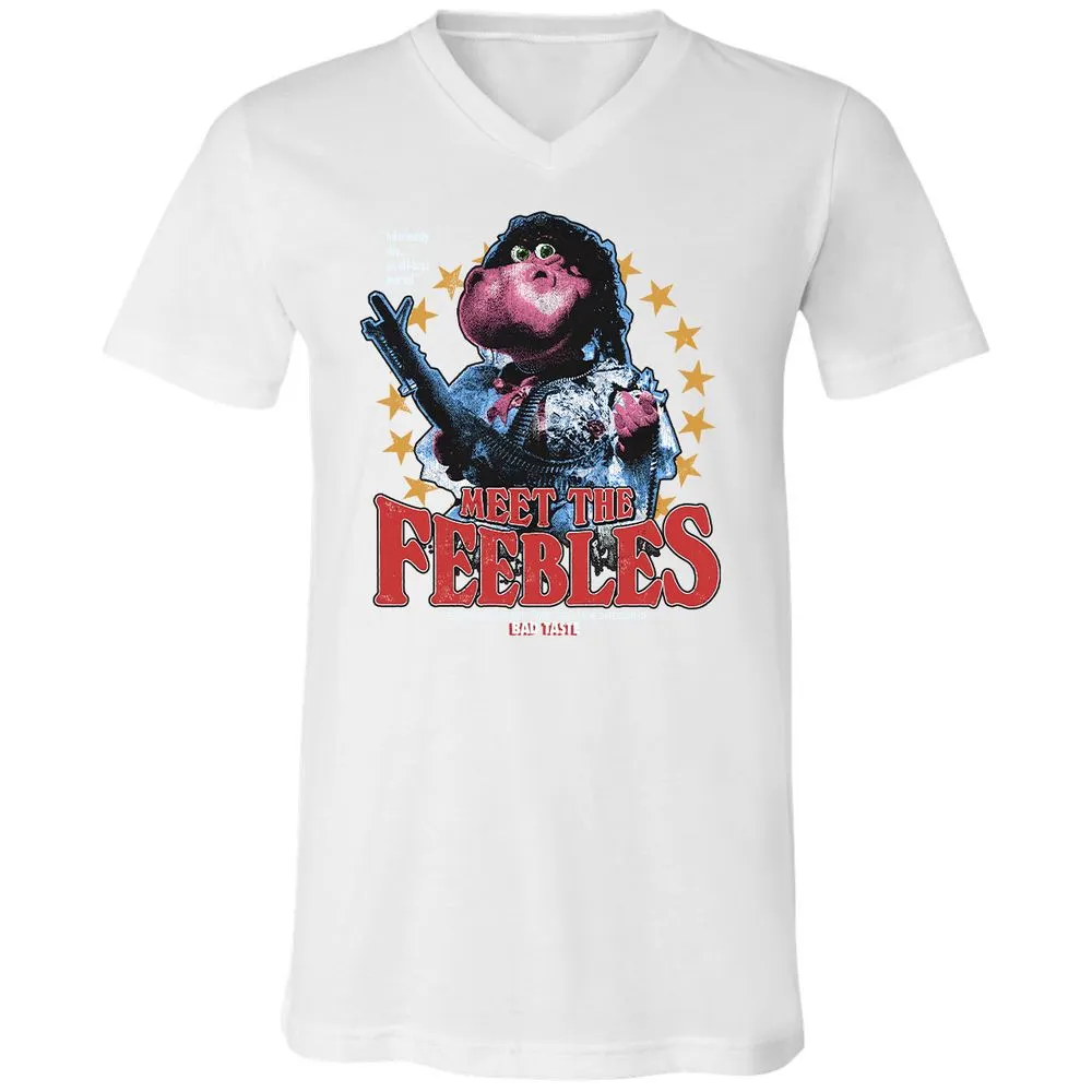 Unisex V-Neck T-Shirt - FVD1AQVM - White - 5