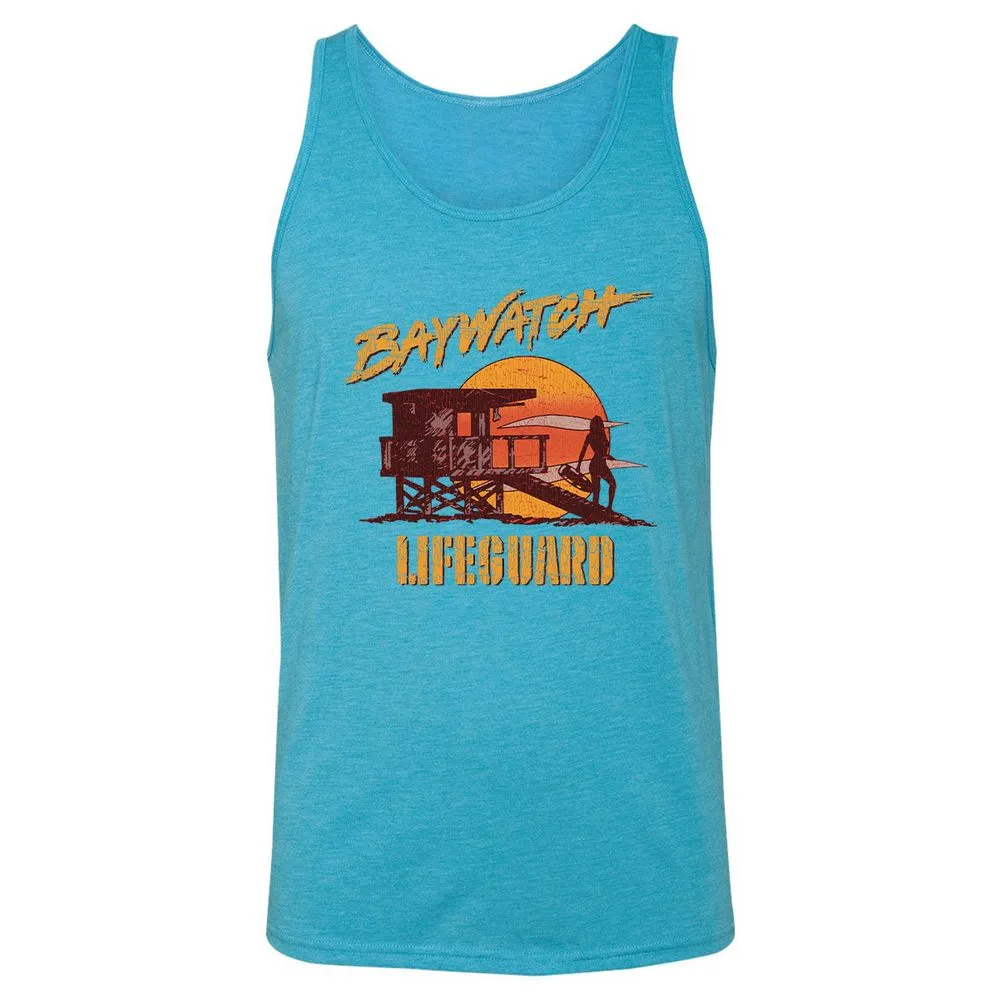 Unisex Jersey Tank - M1FZ2EA8 - Aqua Triblend - 3