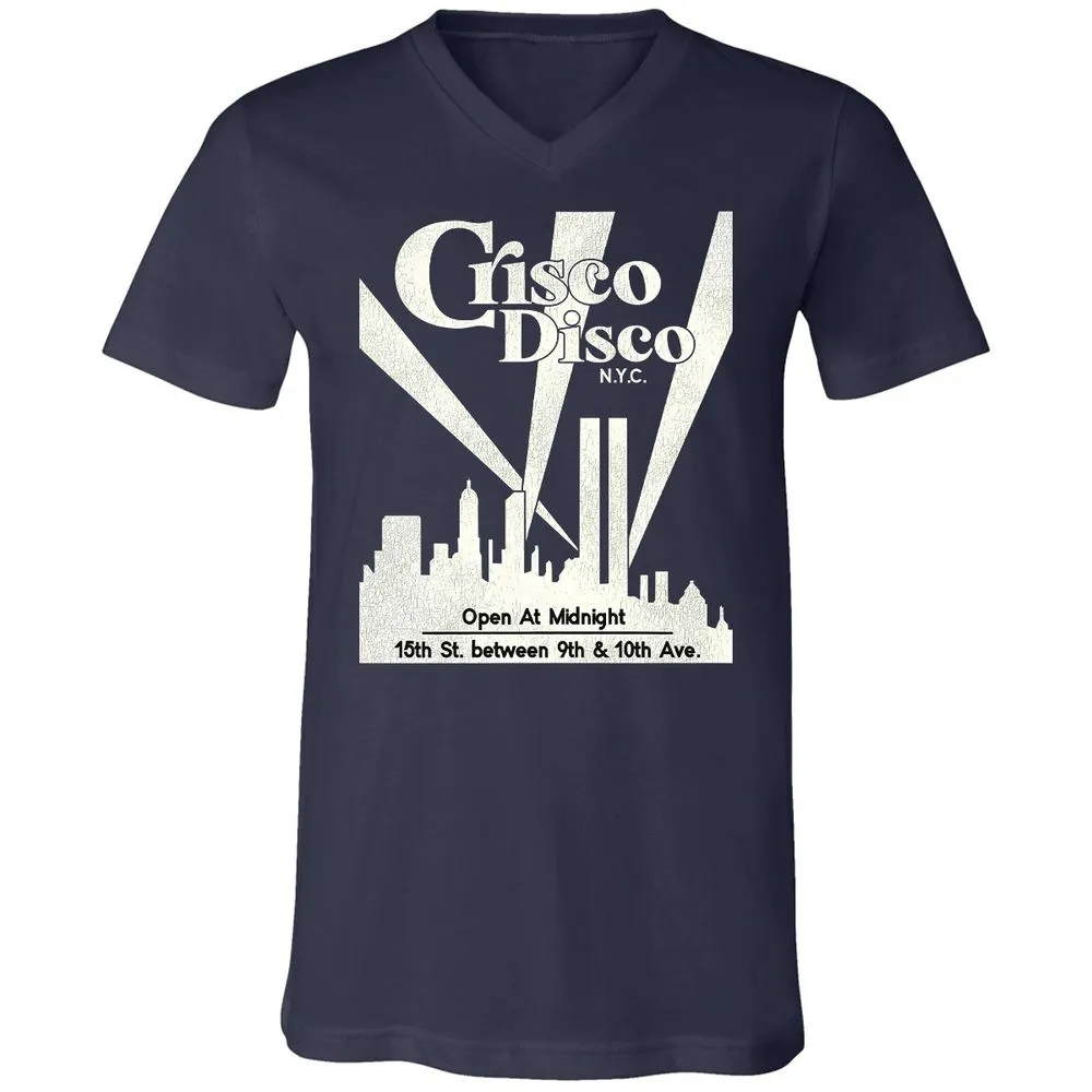 Unisex V-Neck T-Shirt - LZE1826K - Navy - 2