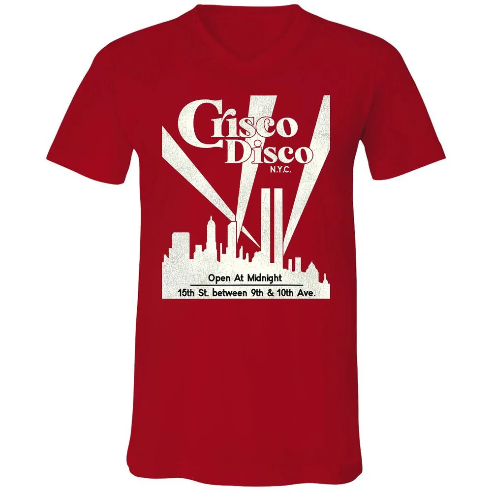 Unisex V-Neck T-Shirt - LZE1826K - Red - 3