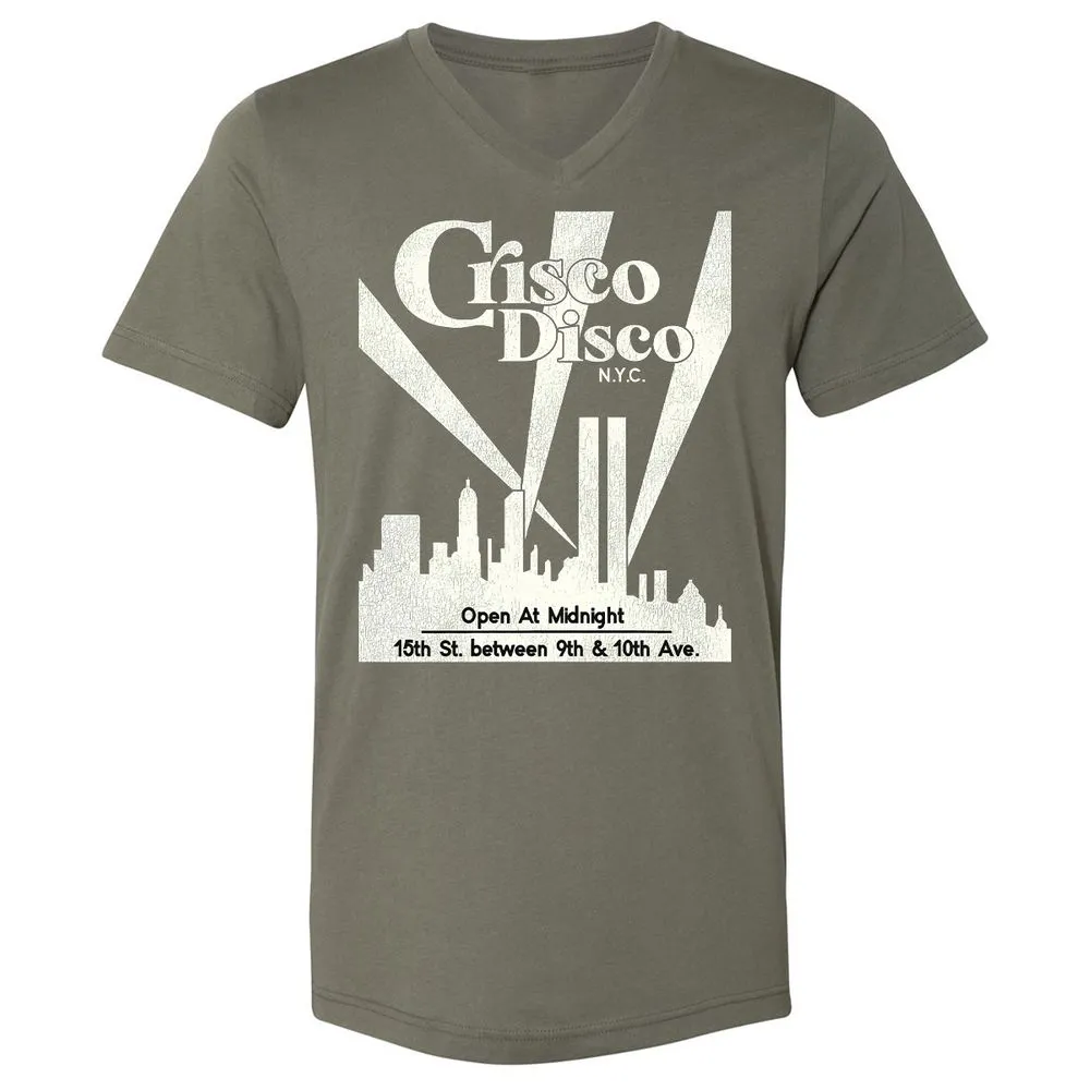 Unisex V-Neck T-Shirt - LZE1826K - Military Green - 10