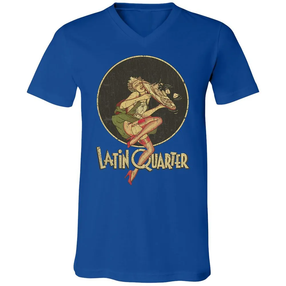 Unisex V-Neck T-Shirt - 5RU775VE - True Royal - 4