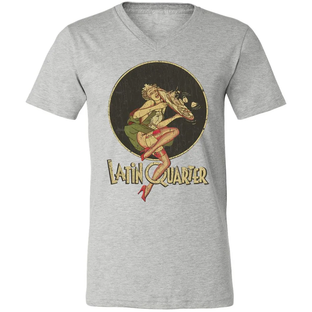 Unisex V-Neck T-Shirt - 5RU775VE - Athletic Heather - 7