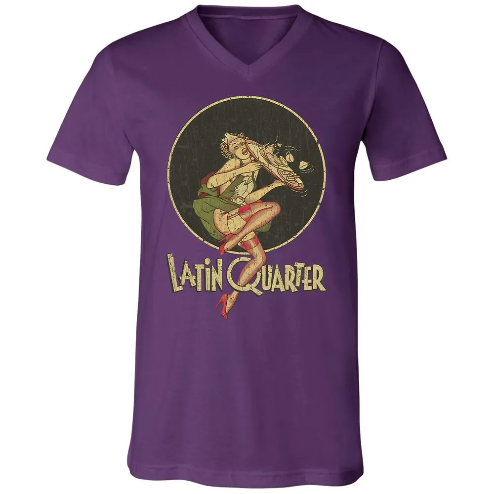 Unisex V-Neck T-Shirt - 5RU775VE - Team Purple - 9