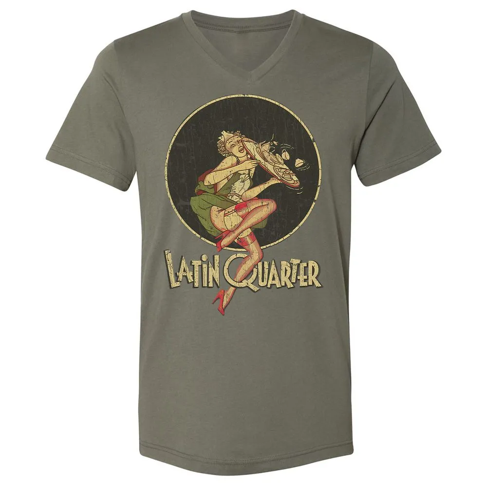 Unisex V-Neck T-Shirt - 5RU775VE - Military Green - 10