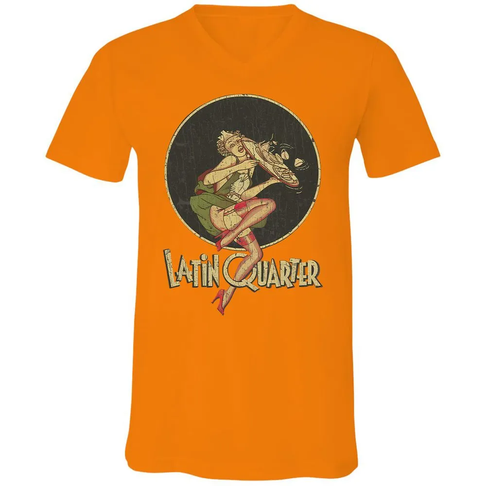 Unisex V-Neck T-Shirt - 5RU775VE - Orange - 11