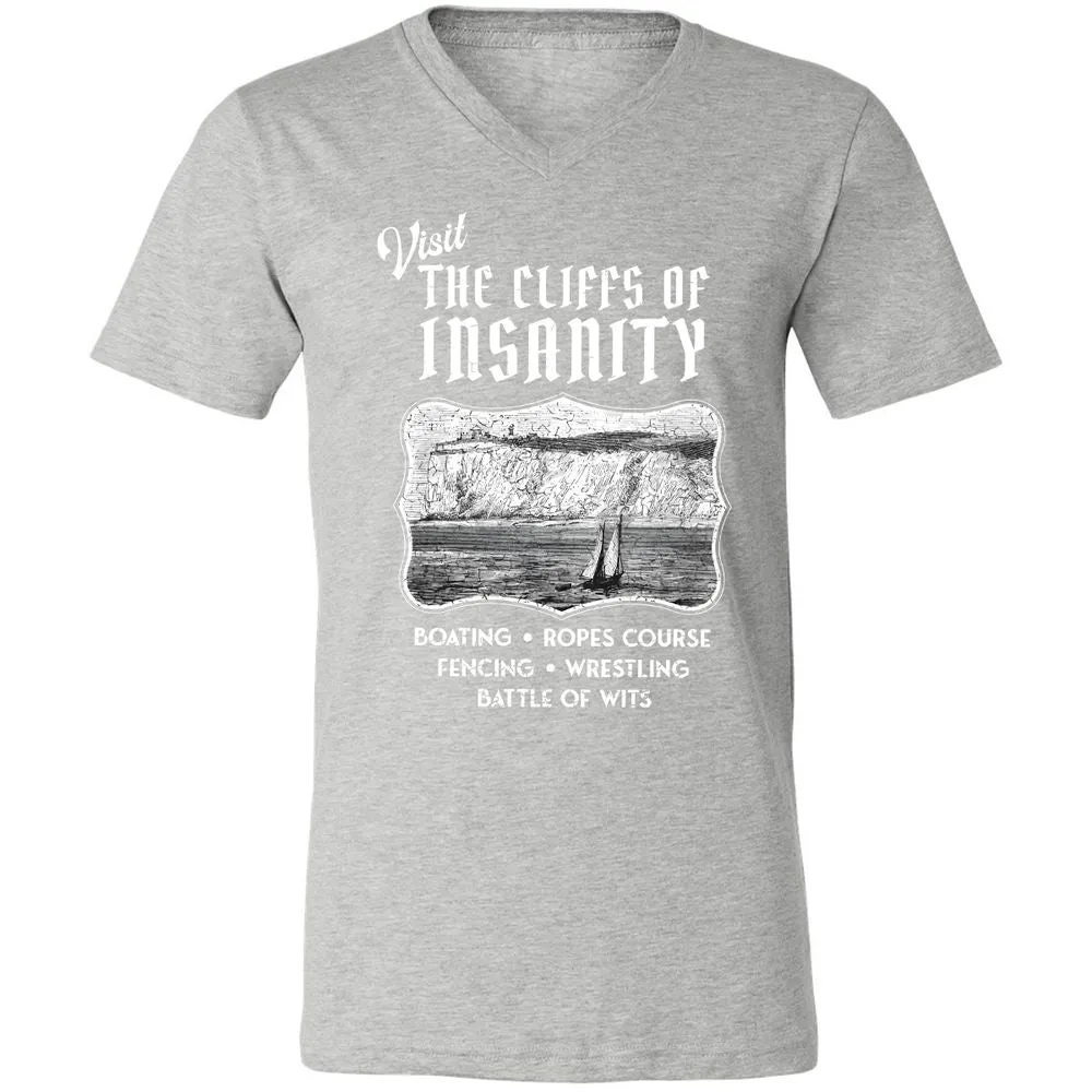 Unisex V-Neck T-Shirt - C8MAHKCY - Athletic Heather - 7