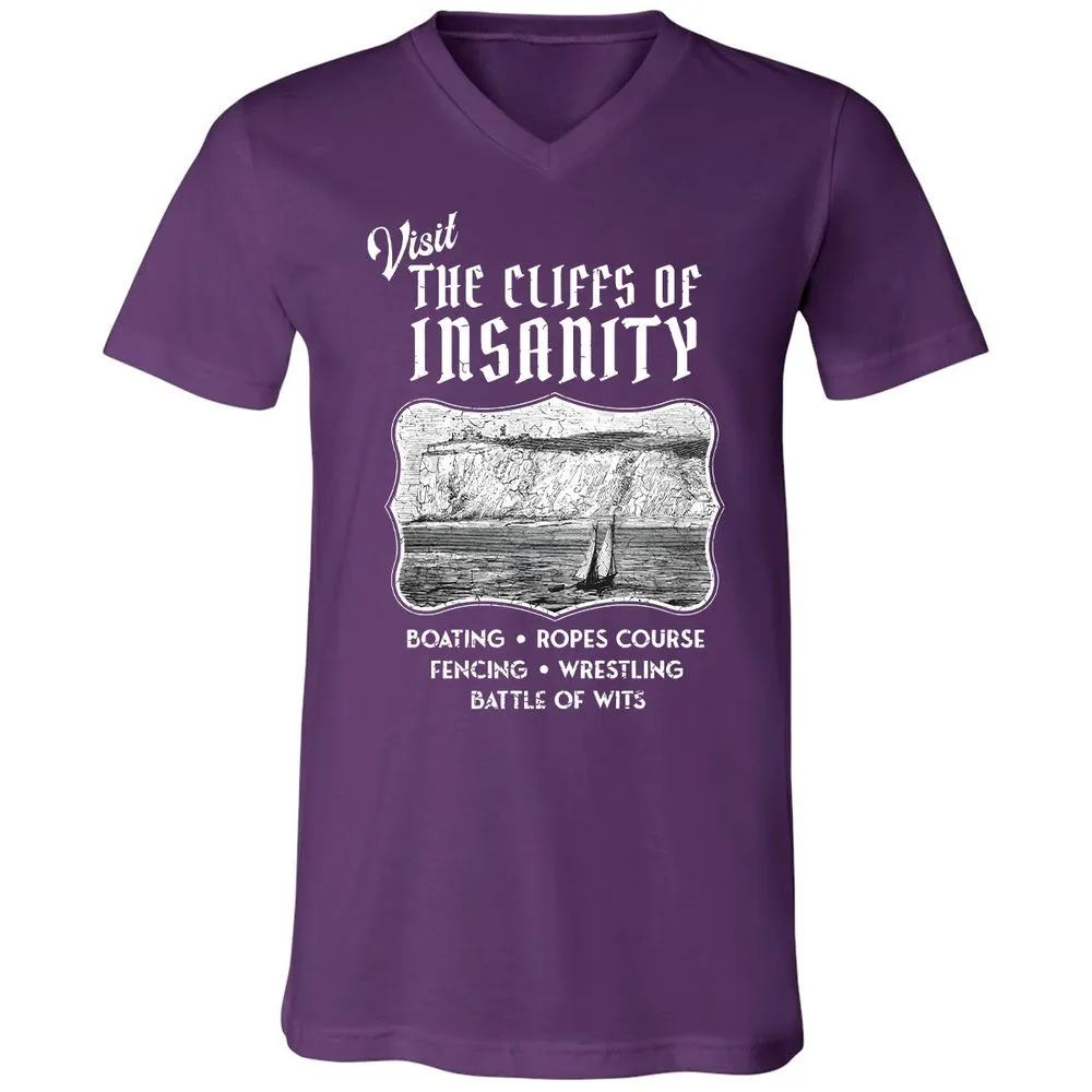 Unisex V-Neck T-Shirt - C8MAHKCY - Team Purple - 9