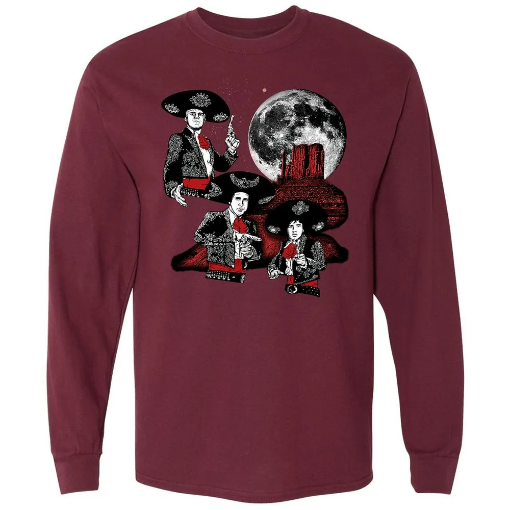 Long Sleeve T-Shirt - 3FBW9A1R - Maroon - 11