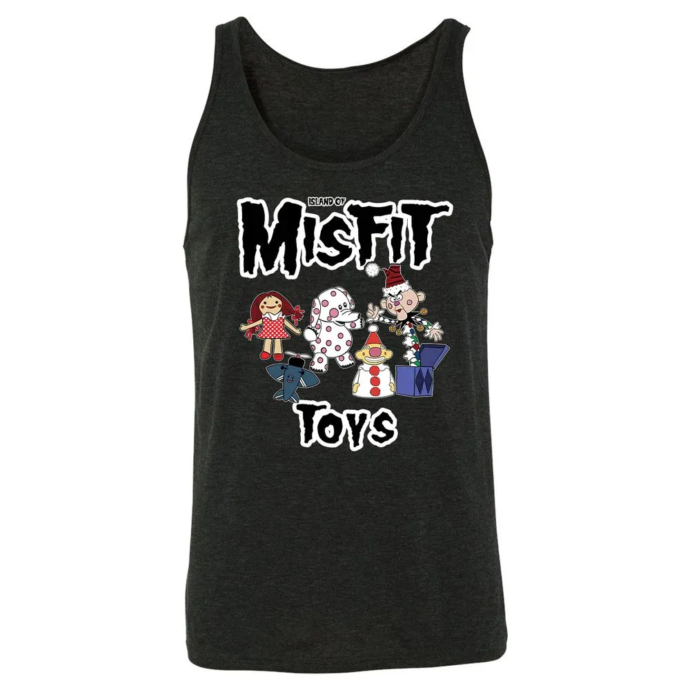 Unisex Jersey Tank - 3H5Z73ZR - Charcoal Black Triblend - 5