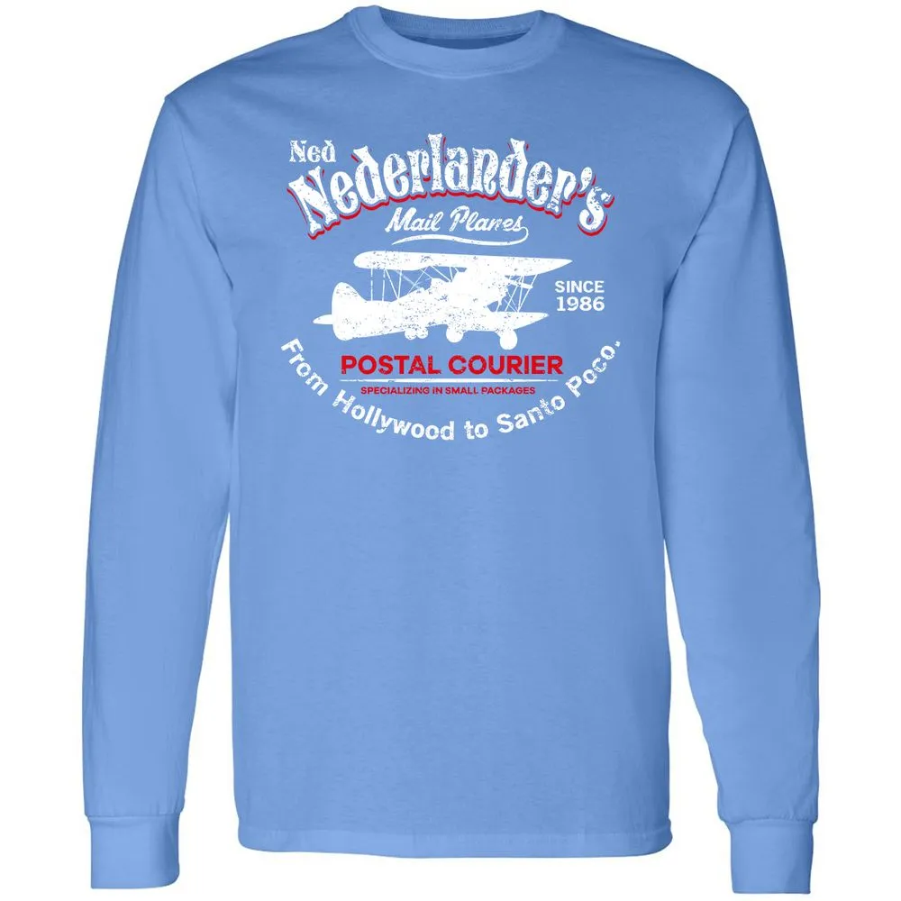 Long Sleeve T-Shirt - W9KPQUZS - Carolina Blue - 12