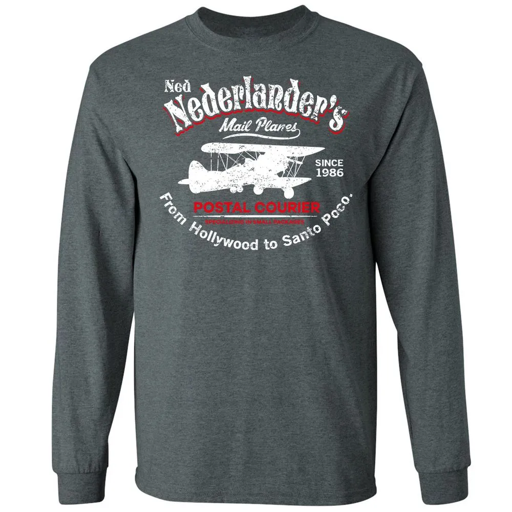 Long Sleeve T-Shirt - W9KPQUZS - Dark Heather - 15