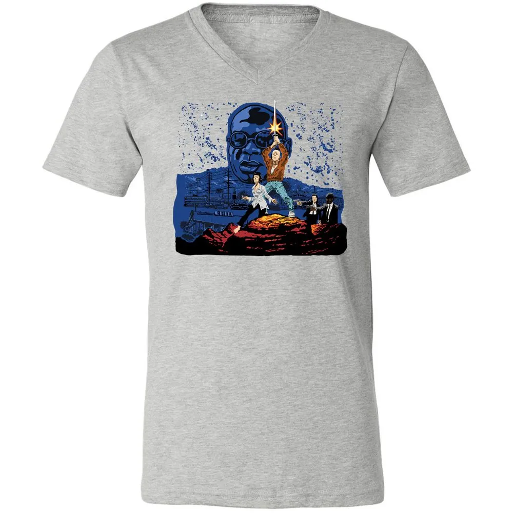 Unisex V-Neck T-Shirt - A5RHDVZQ - Athletic Heather - 7