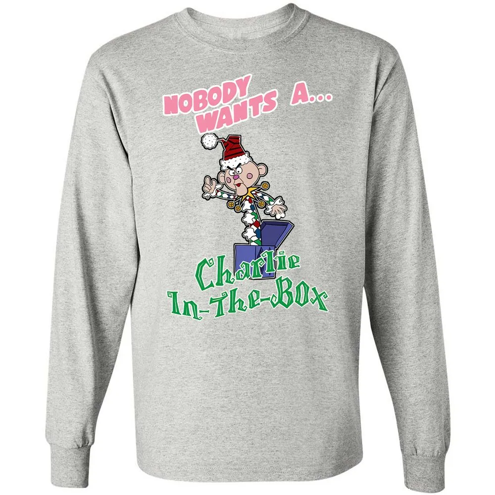 Long Sleeve T-Shirt - ZLJCRLLK - Ash - 7