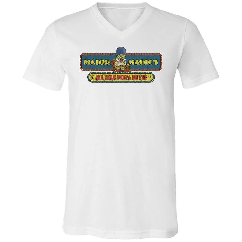 Unisex V-Neck T-Shirt - GCH9EYST - White - 5